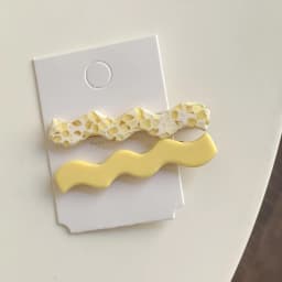 Korean version of acetic acid hairpin simple side clip temperament versatile one-word clip advanced bangs clip broken hairpin