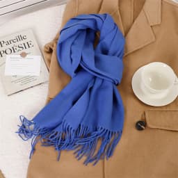 70Color Solid Winter Women Scarf Warm Thicken Cashmere Shawl Outdoor Tassels Pashmina Lady Wrap Windproof Scarves Fashion Luxury
