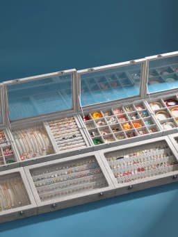 Jewelry Storage Box Large Capacity Ring Box Earrings Earrings Necklace Bracelet Pendant Box Hand Jewelry Jewelry Display Box