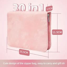 Nail Clipper Set Cherry Blossom Powder 30-piece Nail Clipper Stainless Steel Nail Clipper with Eyebrow Razor Beauty Set Tool Set