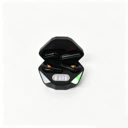 Bluetooth 5.4 Earphones TWS Lightweight Earbuds 65ms Low Latency Gaming Headphones with Built-in Microphone