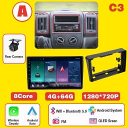 Android 16 For Fiat Ducato 2005-2025 Citroen Jumper Peugeot Boxer Dodge Ram carplay radio auto android head unit multimedia play