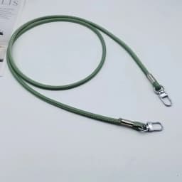 Unicolor Leather Crossbody Bag Strap Replacement with Phone Loss Prevention Chain for DIY Bag Making Projects