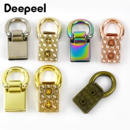 2/4/10Pcs Deepeel Bag Side Clip Buckles D Ring Belt Hook Clasp Handbag Strap Chain Connector Buckle DIY Craft Hardware Accessory