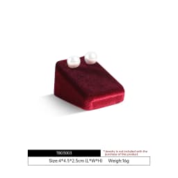 Yinbeini Velvet Pendant Necklace Display Stand Earring Stud Jewelry Display Prop Holder for Retail Showcase TB030