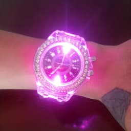 Luminous Electronic Watch For Students, Rhinestone Couple , New Year's Gift