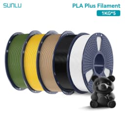 SUNLU 5KG PLAPLUS Filament 1.75MM Neatly Arranged No Knots No Bubble Eco-Friendly Non-Toxic Odorless Bright Color Good Toughness