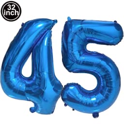 Blue Large Numbers Balloon 32 Inch 0 1 2 3 4 5 6 7 8 9 Birthday Digit Bachelorette Balloons Figure Golob Party Ballon Decoration