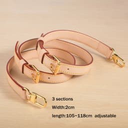 Fashion Genuine Leather Bag Strap High Quality Shoulder Strap Bag Accessories Narrow Bag Strap Hot Fashion Shoulder Bag Parts