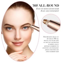 Electric Eyebrow Trimmer Eye Brow Shaper Pencil Face Hair Remover For Women Makeup Painless Automatic Eyebrow Shavers Depilator