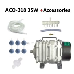 Hailea ACO-208 ACO-308 ACO-318 Electromagnetic Air Compressor Portable Koi Fish Tank Bubble Aquarium Air Pump Pond Aerator