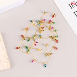 Mini Furniture Accessories String Lights Doll Accessories 0.5m String Of Fake Lights 1/12 Scale Dollhouse Miniature 7 Styles