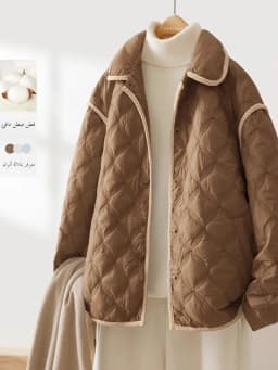 High-End Women's Casual Loose Cotton Jacket Quilted Lightweight Shirt Style Autumn Winter New Arrival Elegant Commute Style