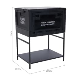 【Breeins】Outdoor Camping Folding Storage Box Thickened Folding Table Camping Storage Table Tableware Storage Camping Equipment