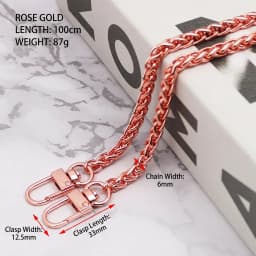 30/60/120cm Purse Bead Chain Strap for DIY Replacement Women Shoulder Crossbody Handbags Chain Bag Straps Hardware