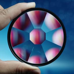 Camera Prism Filter Split Kaleidoscope 77mm 82mm Swirl Photography Special Effects Filters Prism SLR Camera Lens for Canon Nikon