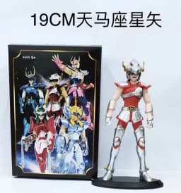 19cm Anime Dark Saint Seiya Figure Phoenix Ikki Hyoga Seiya Shiryu Action Figures Box Figure Collection Decoration Toys Hobbies