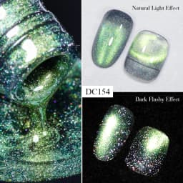 Mtssii 7ML Black Crystal Cat Magnetic Gel Sparkling Glitter Gel Nail Polish Semi Permanent UV Gel Nail Art No Need Base Color