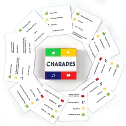 Mini 50 Cards Charades Game Portable Camping and Holiday Games For Adults and Family After Dinner Amusements Board Game