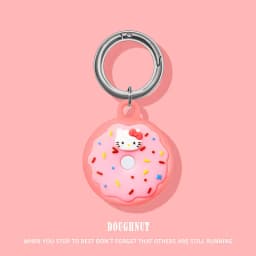 Cute Silicone AirTag Case Keychain For Apple AirTag Shockproof Protective Cover, Cartoon Key Ring Holder