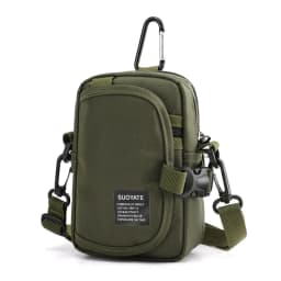 Fashion Multifunctional Men Small Shoulder Bag Durable Nylon Functional Fanny Pack Portable Messenger Bag Casual Mini Waist Pack