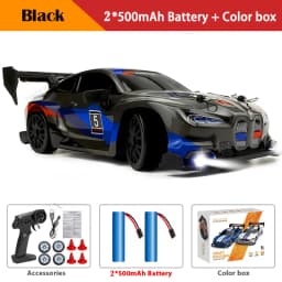 4WD RC Car With LED Remote Control Cars High Speed Fast Drift Racing 2.4G Radio RTR Vehicle GTRPRO Model Toy Kids Children Gift