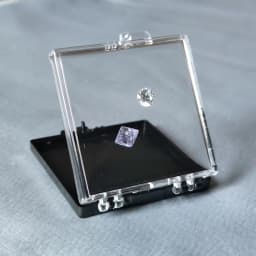 Transparent Diamond Box Gemstone Display Tray Floating Gem Packaging Storage Case Beads Display Showcase Gems Organizer Box