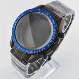 40MM Watch Case Set VK63 Movement Case Sapphire Glass Waterproof Case Luxury Men's Watch Case Fits 32.5mm Dial Case