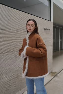 Women two side wear Fur Coat Single‑Breasted Warm Fluffy Plush Jacket Elegant Autumn Winter Outerwear