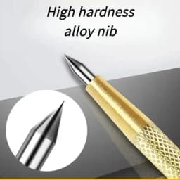 2pcs Carbide Tip Scriber Diamond Pens - Point For Precision Engraving & Marking on Glass Tile Durable Metal Machining & Wood