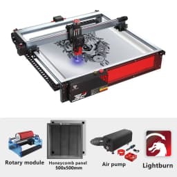 Twotrees TS2 10W Laser Engraver Compressed Spot Technology Emergency Stop Button Flame Detection CNC Laser Engraving Machine