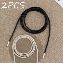 Hot 2Pcs Female Waist Chain Thin Belt Simple Decoration Tie With Dress Long Waist Rope Knotted Vintage Dresses String Waistbands