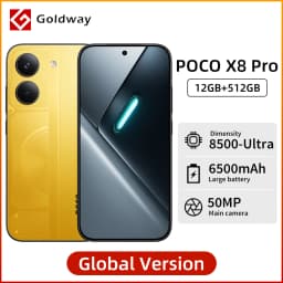 POCO X8 Pro Global Version Dimensity 8500-Ultra 6500mAh 100W HyperCharge 50MP OIS Camera 6.59" 1.5K 120Hz AMOLED 5G Mobile Phone