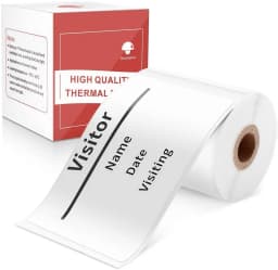 Phomemo Multi-Purpose Square Self-Adhesive Label for Phomemo M110/M200 Label Printer Width 20-50mm Labels/Roll
