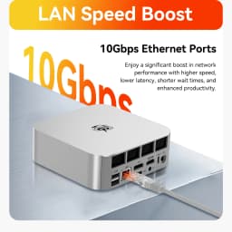 Beelink SER9 MAX AMD Ryzen 7 H 255 DDR5 5600MT/s 32GB 1TB PCIE4.0x4 SSD WiFi6 BT5.2 2*10Gbps LAN Office MINI PC Gamer Computer