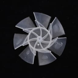 1 Pc 7 Blades Plastic Fan Blade Outside Diameter 35mm/42mm/50mm/65mm Plastic Cooling Fan Blade For Hair Dryer