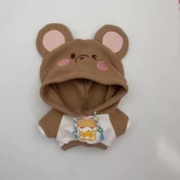 Doll Clothes 20cm Cotton Doll Replacement Clothes Hooded Sweaters Plush Doll Clothes Children's Holiday Gifts