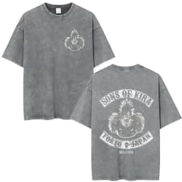 Vintage Washed Anime Death Note Misa Amane Print T Shirts Men Women Clothing Cotton Casual T-shirt Fashion Short Sleeve T-shirts