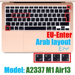 For Macbook Air13 M1 Chip Keyboard Cover Laptop Silicone Protective Film For Macbook A2337 13.3Air Keyboard Cases Release 2020