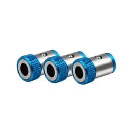 3pcs Magnetic Bit Holder Alloy Electric Magnetic Ring Screwdriver Bit Strong Non-slip Magnet Ring for Phillip Bit Magnetizer