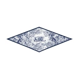 Forest And Animal Printing Diamond Twill Silk Scarf Woman Luxury Bandana Headband Hijab Foulard Neckerchief Shawl For Ladies