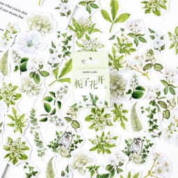 46pcs Dusk Landscape Decorative Stickers for Scrapbooking DIY Journaling Stationery Album Labeling Ins Inspired Stick-Ons