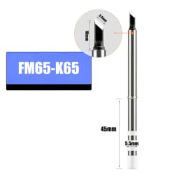 T65 FM65 Soldering Iron Tip for T65 HS01 GD300 T85 Replacement Heater Solder Compatible with SH series Not Applicable T12