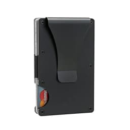 Men's RFID Blocking Wallet Metal Card Holder Slim Credit Card Case Carbon Fiber Business Bank Cardholder with Money Clip EDC