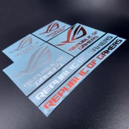 ASUS ROG player Country Metal sticker Asus mobile phone laptop tablet case metal sticker