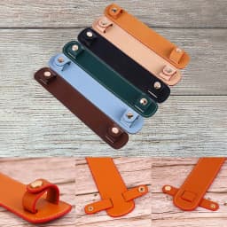 New 1pc PU Bag Strap Decompression Shoulder Pads Handle Fixing Clip Bag Accessories Wide Bag Strap Shoulder Rest