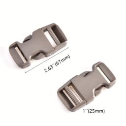 4pcs Buckle Quick Side Release Buckles Clips Snaps Heavy Duty Plastic Replacement for Nylon Webbing Straps Backpack