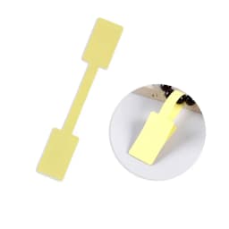 100/200pc Square Price Tag for Jewelry Blank Display Sticker Card Self Adhesive Necklace Bracelet Mix 8 Colors Label Packaging