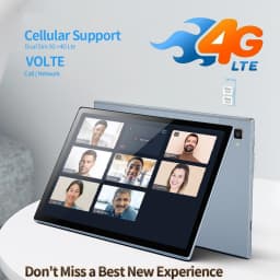 10.1' High-Definition Screen Tablet Octa-Core Processor 8GB+256GB ROM 4G 5G Dual SIM WiFi GPS Metal Shell with Keyboard Mouse