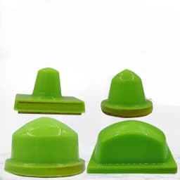 Green Color Non Stick Dust Resistant Anti-static Pad Printing Adhesive Head Pad Rubber Head with Shipping Cost